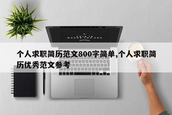 个人求职简历范文800字简单,个人求职简历优秀范文参考